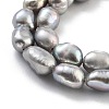 Dyed Natural Cultured Freshwater Pearl Beads Strands PEAR-P062-29C-4