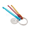 Aluminum Crochet Hooks Keychain KEYC-JKC01013-5