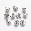 Brass Crimp Beads Covers X-KK-H289-NFN-NF-1