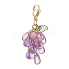 Teardrop Glass & Acrylic Pendant Decoration GL-CJ4893-4