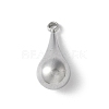 304 Stainless Steel Pendants STAS-U046-01C-P-1