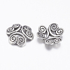 Tibetan Style Bead Caps EA483Y-2