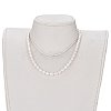 Natural Cultured Freshwater Pearl Beaded Necklaces NJEW-JN03100-3