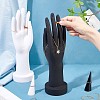 4Pcs 2 Style PVC Hand Model and Cone Shaped Acrylic Ring Displays ODIS-PH0001-31-5
