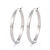 Non-Tarnish 304 Stainless Steel Hoop Earrings EJEW-L232-003A-P-1