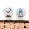 Electroplate Glass Beads X-EGLA-S178-12H-2
