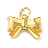 925 Sterling Silver Bowknot Charms STER-K180-01G-1