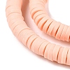 Flat Round Handmade Polymer Clay Beads CLAY-R067-6.0mm-13-2