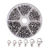 Tarnish Resistant 304 Stainless Steel Lobster Claw Clasps STAS-JP0004-07P-1