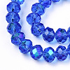Electroplate Glass Beads Strands X1-EGLA-A034-T4mm-L26-2