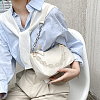 Acrylic Imitation Pearl Rectangle Link Purse Chains FIND-WH0126-254-6