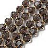 Natural Ice Obsidian Beads Strands G-K387-A09-02-2