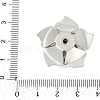 Iron Beads Rhinestone Settings FIND-A049-02P-3