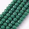 Opaque Solid Color Glass Beads Strands LS-EGLA-A034-P8mm-D19-1