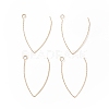 Ion Plating(IP) 316 Stainless Steel Earrings Finding STAS-B025-02G-3