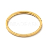 Ion Plating(IP) 304 Stainless Steel Simple Plain Band Finger Ring for Women Men X-RJEW-F152-05G-E-2