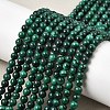 Natural Malachite Beads Strands G-A293-B03-4mm-1