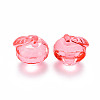 Transparent Acrylic Pendants TACR-T024-05B-910-2