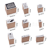 Wood and Rubber Stamps TOOL-WH0091-01-2