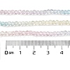 Transparent Painted Glass Beads Strands LS-DGLA-A034-T1mm-A21-3