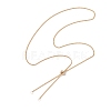 Brass Slider Necklace Makings AJEW-JB01260-01-1