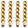 Electroplate Iron Alligator Hair Clips KK-WH0078-03G-1