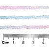 Transparent Painted Glass Beads Strands DGLA-A034-T1mm-A22-3