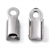 Tarnish Resistant 304 Stainless Steel Folding Crimp Ends STAS-R063-29-2
