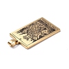 201 Stainless Steel Pendant STAS-B033-01G-03-3