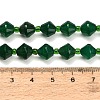 Natural Green Chalcedony Beads Strands GG-NH0004-C01-5