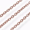 304 Stainless Steel Cable Chain Necklaces NJEW-P248-01RG-2