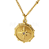 Stylish 304 Stainless Steel Sunbeam Pendant Necklaces for Women Daily Wear YM0399-6-1