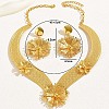 Flower Iron Wedding Jewelry Sets for Women MH3455-1-3