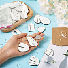 DIY Sublimation Dangle Earring Making Finding Kits DIY-BY0001-36-8