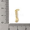 Brass Micro Pave Clear Cubic Zirconia Pendants KK-R162-016A-G-3