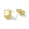 Rack Plating Alloy Stud Earring Findings FIND-I030-12LG-1