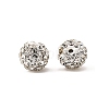 Grade A Round Crystal Pave Disco Ball Beads X-RB-H258-8MM-001-1