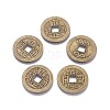 Tibetan Style Alloy Chinese Coin Pendants PALLOY-WH0060-01F-NF-1