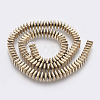 Electroplated Non-magnetic Synthetic Hematite Bead Strand G-E495-08A-2