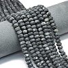Natural Larvikite Beads Strands G-P575-A38-8x5mm-1
