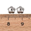 Tarnish Resistant 5-Petal 201 Stainless Steel Flower Bead Caps STAS-N027-02-4