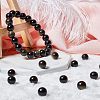 Natural Golden Sheen Obsidian Beads Strands G-OC0001-06-5