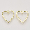 Rack Plating Alloy Open Back Bezel Pendants LS-PALLOY-N150-36-2
