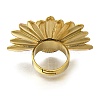 Flower Enamel Finger Rings RJEW-M023-03G-01-3