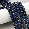 Grade B Natural Tiger Eye Beads Strands LS-G-F591-18-8mm-01-1
