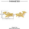 304 Stainless Steel Pendants STAS-OY003-71G-2
