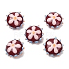 Baking Paint Glass Enamel Beads LAMP-S080-03D-2