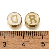 (Defective Closeout Sale: Enamel Yellowing)Alloy Enamel Beads ENAM-XCP0001-44-3