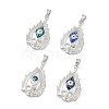 Halloween Natural Shell Pendants KK-M234-08P-1