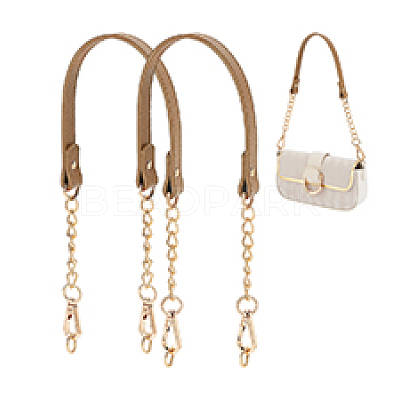PU Leather & Metal Bag Handles PURS-WH0816-001A-1